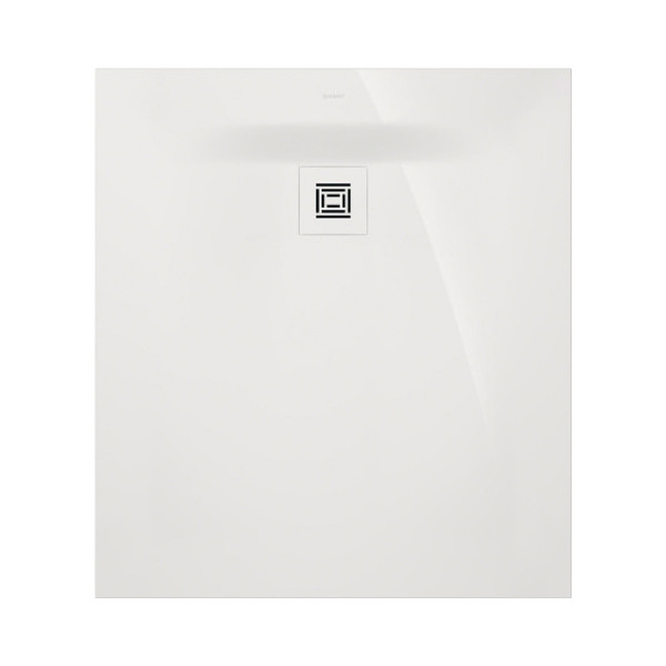 Duravit Sustano zuschneidbare Duschwanne 100 x 90 cm Weiß Glänzend DuraSolid Mineralguss
