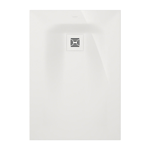Duravit Sustano zuschneidbare Duschwanne 100 x 70 cm Weiß Glänzend DuraSolid Mineralguss