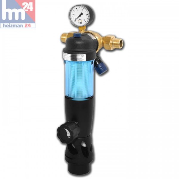Syr Rückspülfilter Duo DFR DN20 mit integriertem Druckminderer 2314.25.000