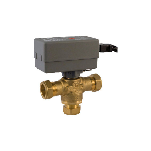 Buderus Warmwasser 3-Wege-Umschaltventil 28 mm mit Motor 8738201411