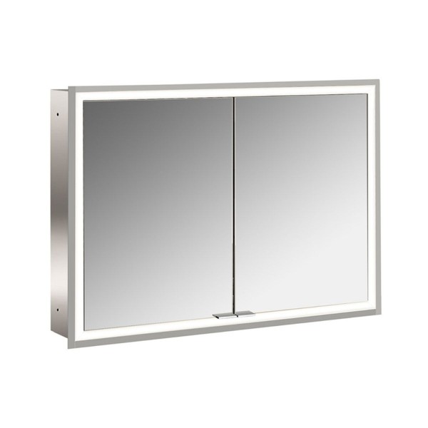 EMCO Lichtspiegelschrank prime 1000 mm Unterputzmodell mit Lichtpaket Rückwand verspiegelt 949706093