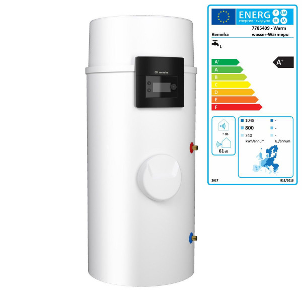 Remeha Warmwasser-Wärmepumpe Azorra Ace 200 7785409 200 Liter 2,4 kW