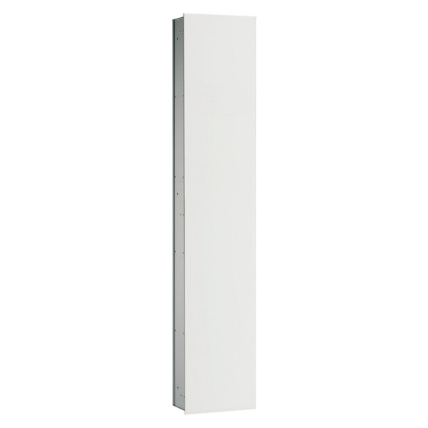 EMCO Asis Module 2.0 Unterputz Schrankmodul mit Glasfront in optiwhite und LED beleuchtet 972227413