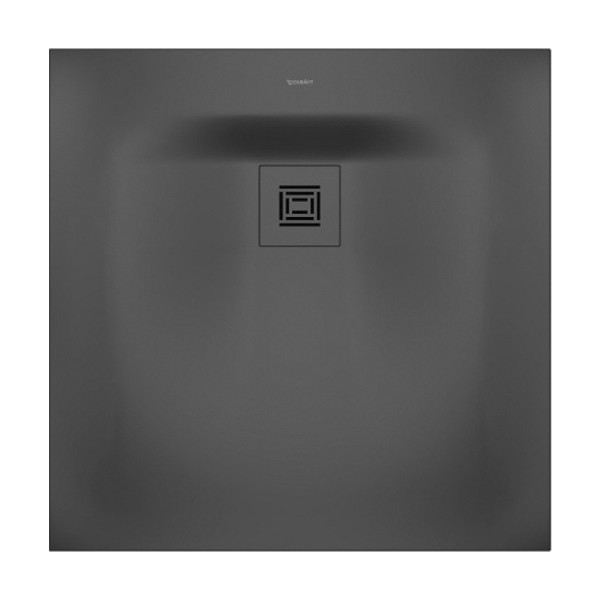 Duravit Sustano zuschneidbare Duschwanne 80 x 80 cm Dunkelgrau Matt DuraSolid Mineralguss