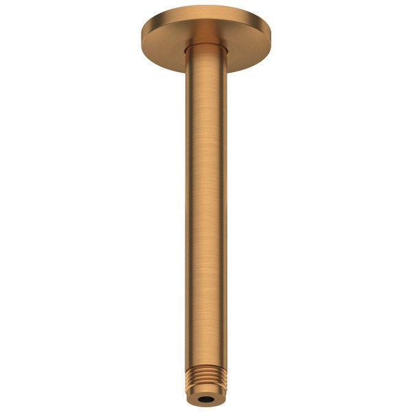 Duravit Brausearm für Deckenmontage 200 mm Bronze gebürstet mit runder Rosette UV0670025004