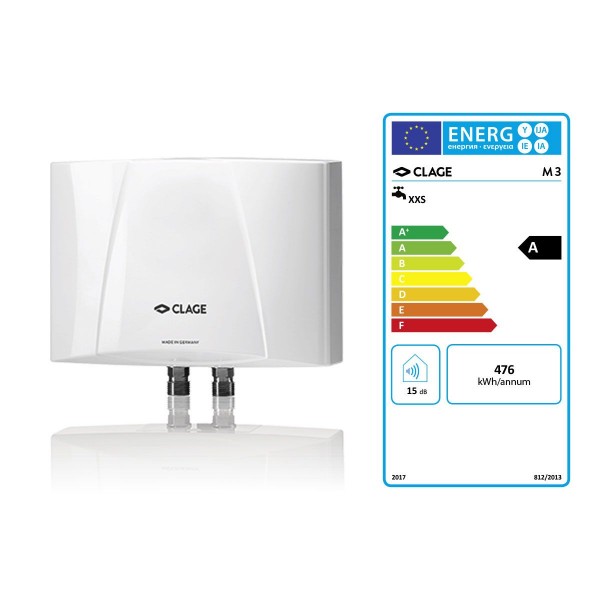 Clage M3-O Klein Durchlauferhitzer Übertischanlage 3,5 kW/230 V 1500-17113