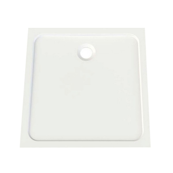 Duschwanne Quadrat Duschtasse Acryl 80x80x3 cm superflach made by Hoesch