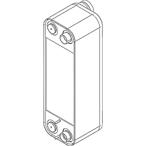Buderus 8738206733 Verdampfer ACH112AM-076 Alfa Laval