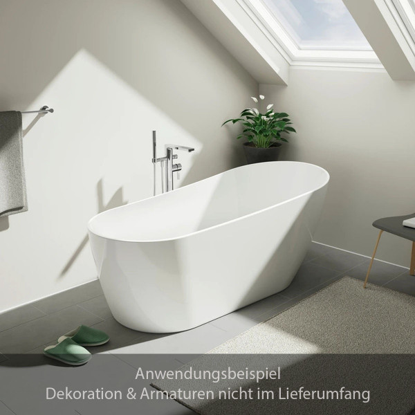 Duravit DuraFaro freistehende Badewanne 150 x 70 cm aus Sanitäracryl 700566000000000