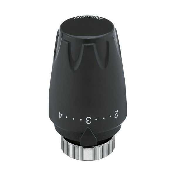 IMI Heimeier Thermostat-Kopf DX 6700-00.507 Tiefschwarz mit eingebauten Fühler