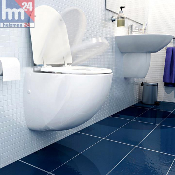 SFA Sanicompact Comfort Keramik WC mit Hebeanlage 230 Volt inkl. WC-Sitz und Trägerrahmen 0044