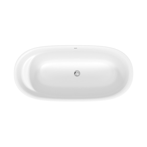 Duravit Cape Cod 165x78 cm Weiß Freistehende Mineralguss-Badewanne 700459