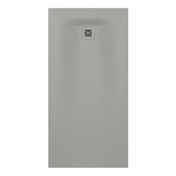 Duravit Sustano zuschneidbare Duschwanne 160 x 80 cm Hellgrau Matt DuraSolid Mineralguss