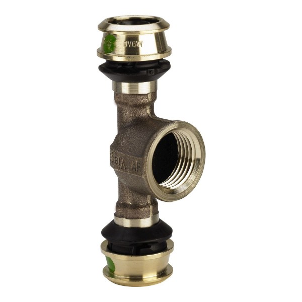 Viega Raxofix Pressfitting T-Stück 20 x 1/2" IG x 20 mm mit SC-Contur 647131