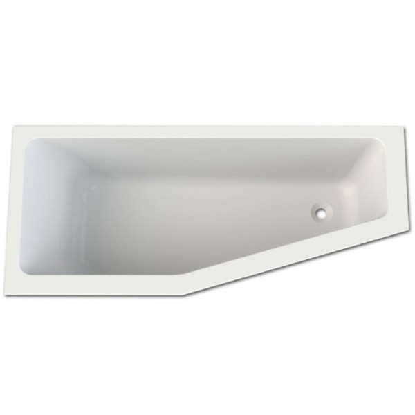 Raumspar-Badewanne links Badewanne Acryl 160x70 cm made by Hoesch
