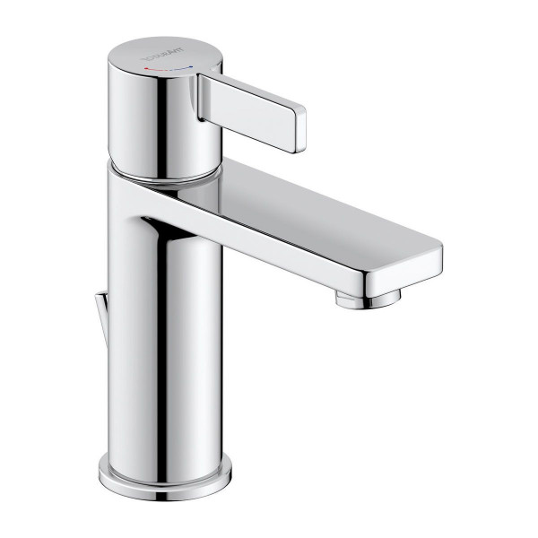 Duravit D-Neo EH-Waschtischmischer M chrom mit Ablaufgarnitur FreshStart DE1021001010