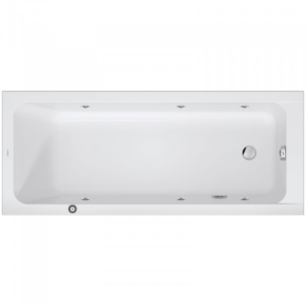 Duravit D-Code Whirlwanne 700x1700 mm aus Acryl 760670000JP1000 inkl. Jet Project