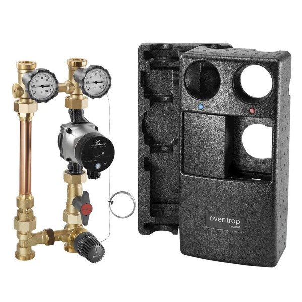 Oventrop Festwertregel-Set Regumat F-180 DN25 mit Hocheffizienzpumpe 1354274 Grundfos ALPHA 2.1 25-60