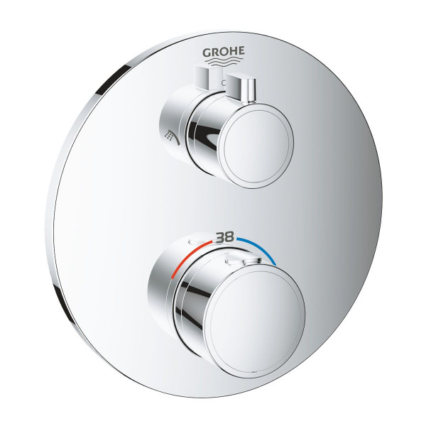 Grohe Grohtherm Thermostat-Brausebatterie 24076000 chrom