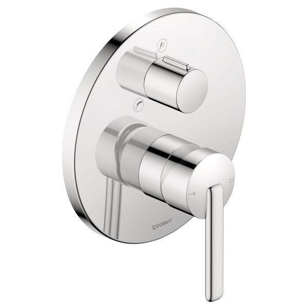 Duravit Balcoon Einhebel-Wannenmischer Unterputz Chrom BA5210012010