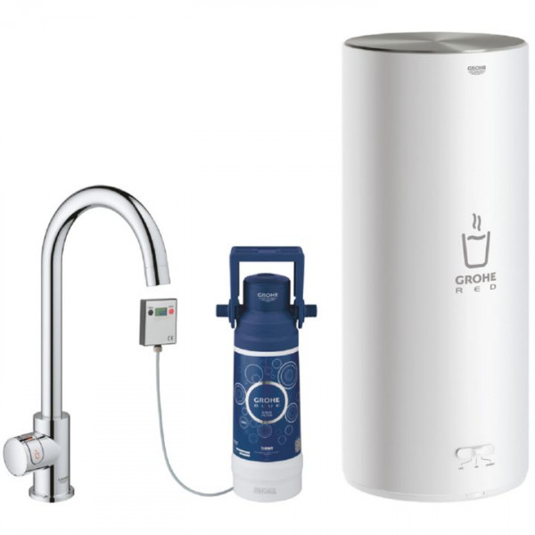 Grohe Red Duo Starter Kit 30080001 Mono-Spültischarmatur Chrom inkl. Boiler Größe L