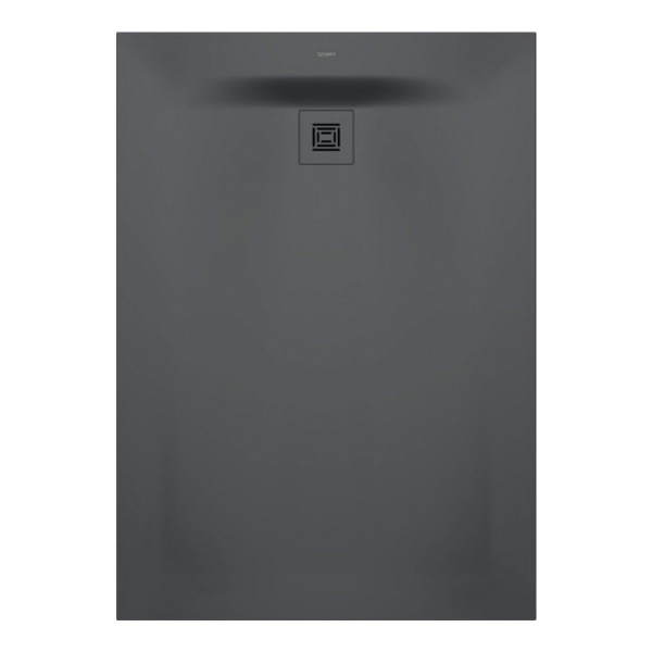 Duravit Sustano zuschneidbare Duschwanne 140 x 100 cm Dunkelgrau Matt DuraSolid Mineralguss
