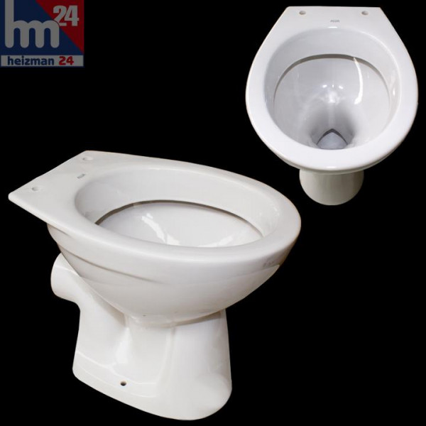 Allia Paris Standtiefspül-WC made by Geberit 4011000 Abgang waagerecht alpinweiß 460 x 350 mm