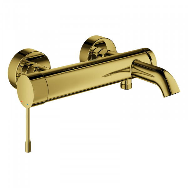 Grohe Essence Einhand-Wannenbatterie Wandmontage Gold 25250GL1