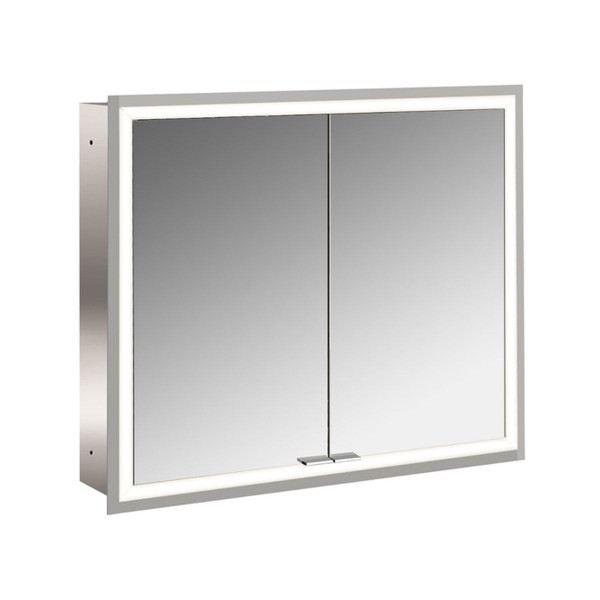 EMCO Lichtspiegelschrank prime 800 mm Unterputzmodell Rückwand verspiegelt 949705072