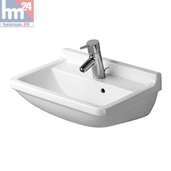 Duravit Starck 3 Waschtisch / Waschbecken 50 x 36 cm 0300500000 optional mit Halbsäule