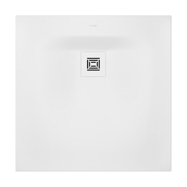 Duravit Sustano zuschneidbare Duschwanne 90 x 90 cm Weiß Matt DuraSolid Mineralguss
