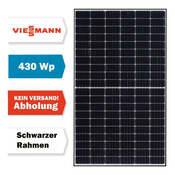 Viessmann PV-Modul 430Wp HCC BF blackframe Solarmodul 430 Watt 7995200 nur Abholung