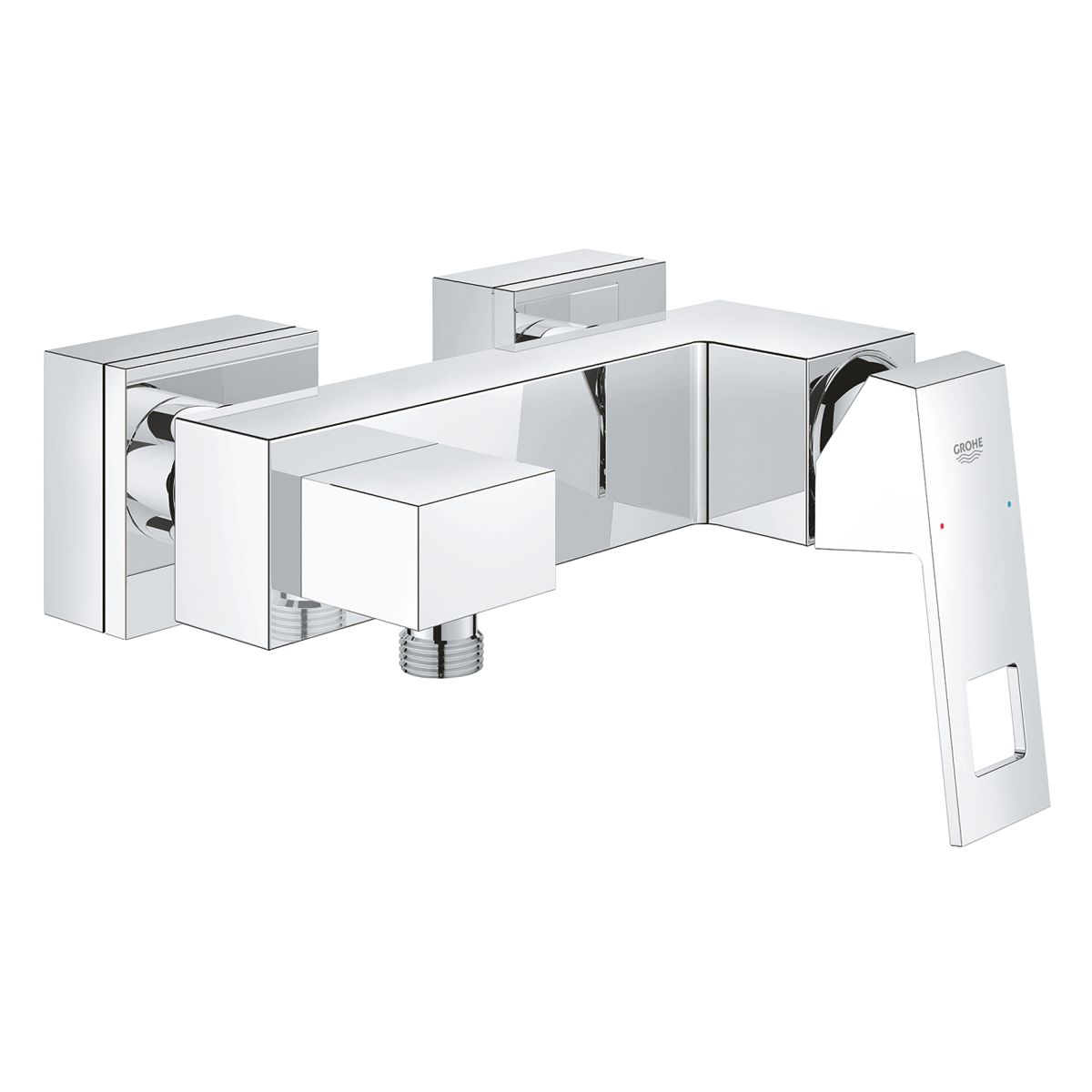 Luxus Eurocube Handtuchhalter Grohe Eurocube Einhand Brausebatterie in Chrom