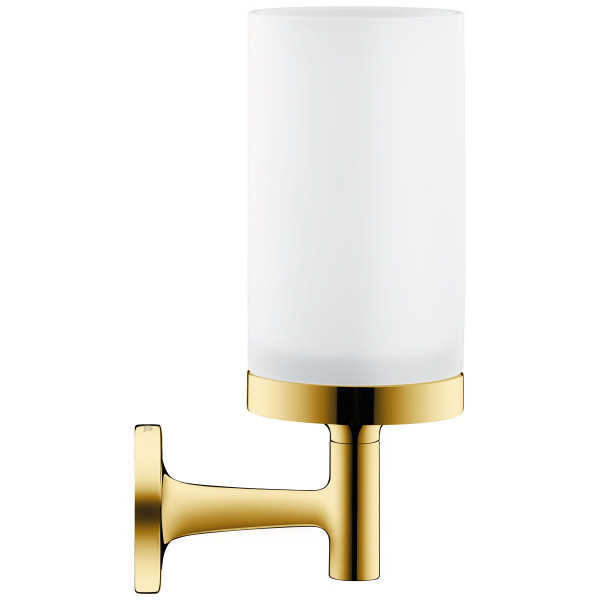 Duravit Glashalter Starck T gold glänzend 0099313400 inkl. Glas weiss matt