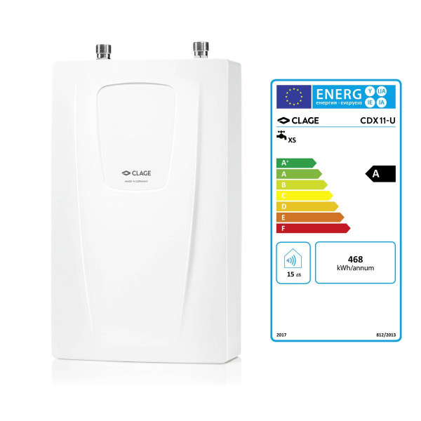 Clage CDX-U Durchlauferhitzer 11 kW / 400 V Untertisch 2400-26613