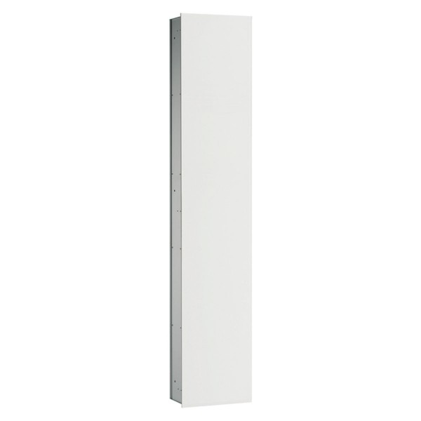 EMCO Asis Module 2.0 Unterputz Schrankmodul mit Glasfront in optiwhite und LED beleuchtet 972227413
