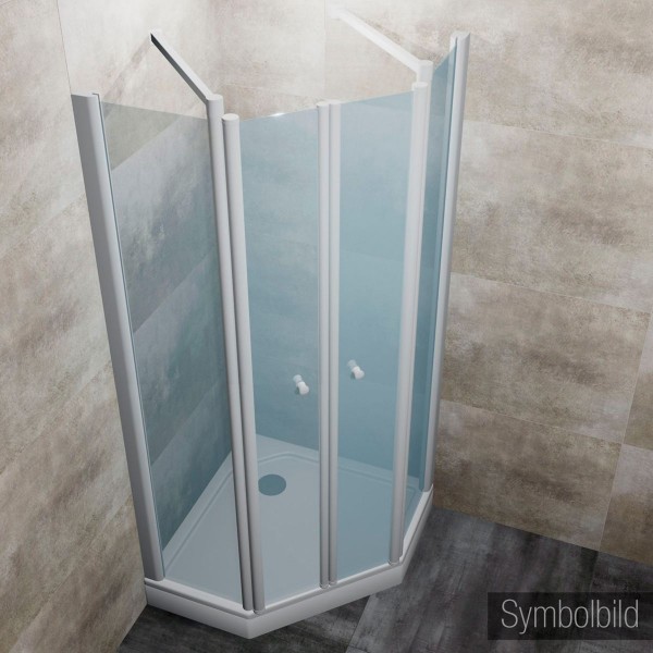 HSK Exklusiv Duschabtrennung 4-teilig 90x90x200 cm 465090 | Heizman24