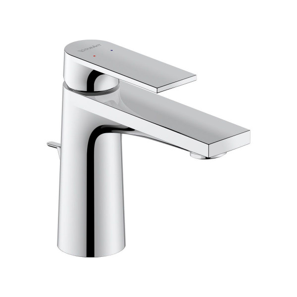 Duravit Tulum Einhebel-Waschtischmischer Größe S chrom mit Ablaufgarnitur TU1010001010