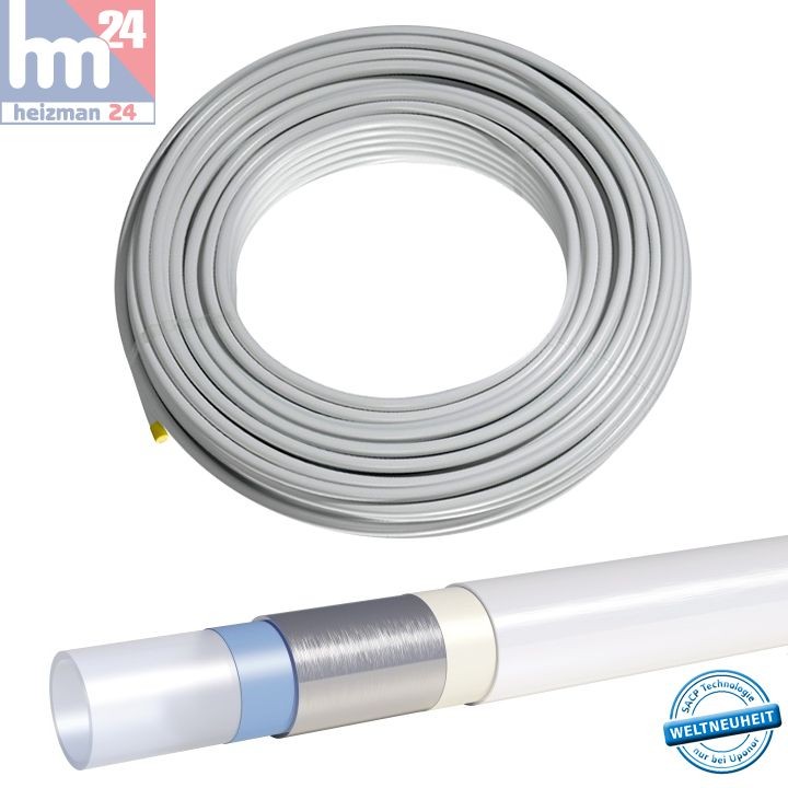 Uponor Uni Pipe Plus Mehrschichtverbundrohr 20 x 2,25 mm auf Rolle 100 ...